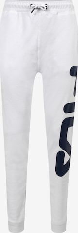 FILA Zwężany krój Spodnie sportowe ' Apparel BRONTE ' w kolorze biały: przód