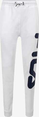 FILA - Tapered Pantalón deportivo ' Apparel BRONTE ' en blanco: frente