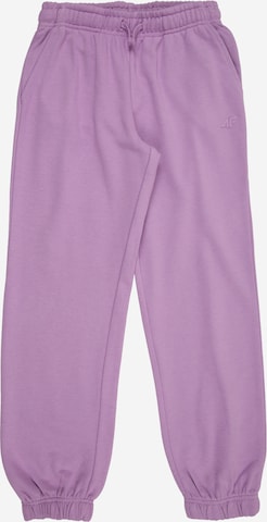 4F Junior Sportbyxa i lila: framsida