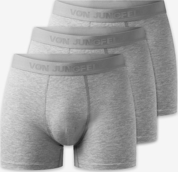 Von Jungfeld Boxer shorts 'BRIEFS' in Grey: front