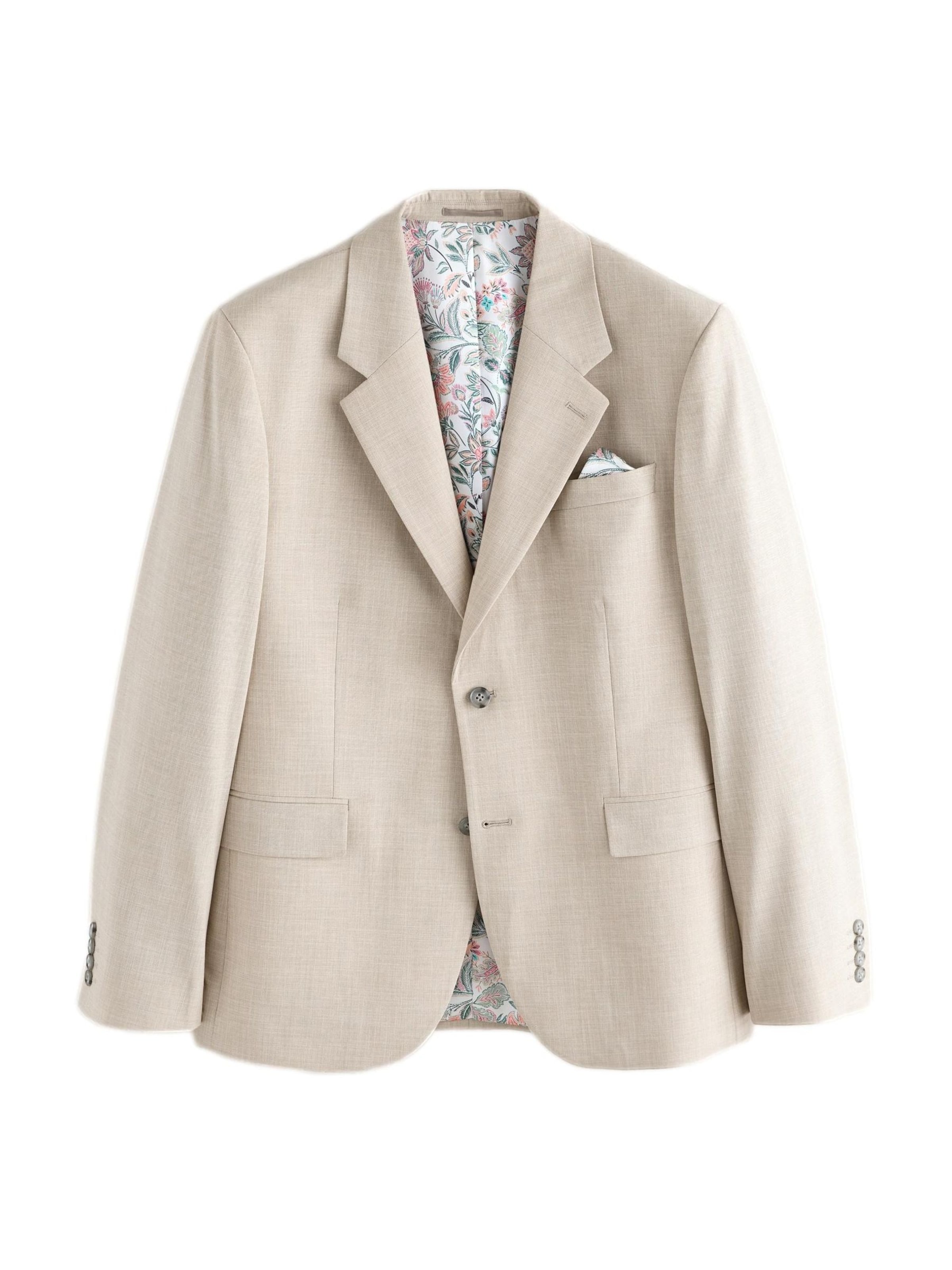 Coupe regular Veste de costume 'Motionflex' Next en gris : devant