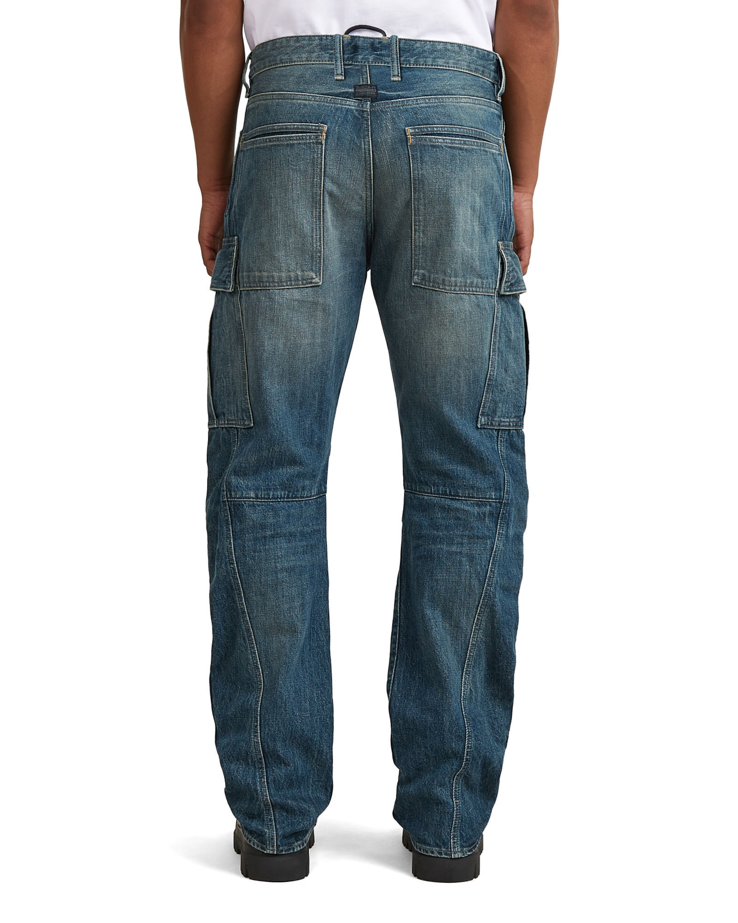 G-STAR Regular Cargo jeans 'Contor Regular Cargo Jeans' in Blue