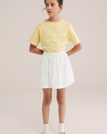 Jupe WE Fashion en blanc