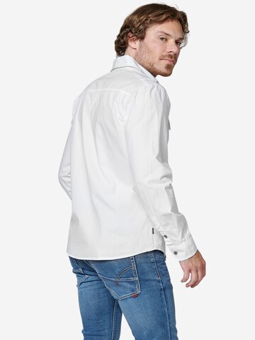 KOROSHI Regular fit Button Up Shirt in White