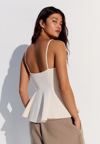 Bershka Top in Beige