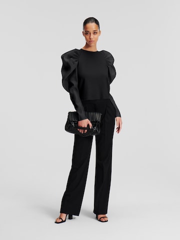 Karl Lagerfeld Bluza | črna barva
