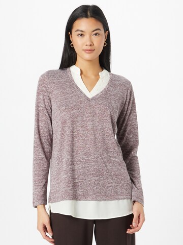 Fransa Sweater 'Rexan' in Purple: front
