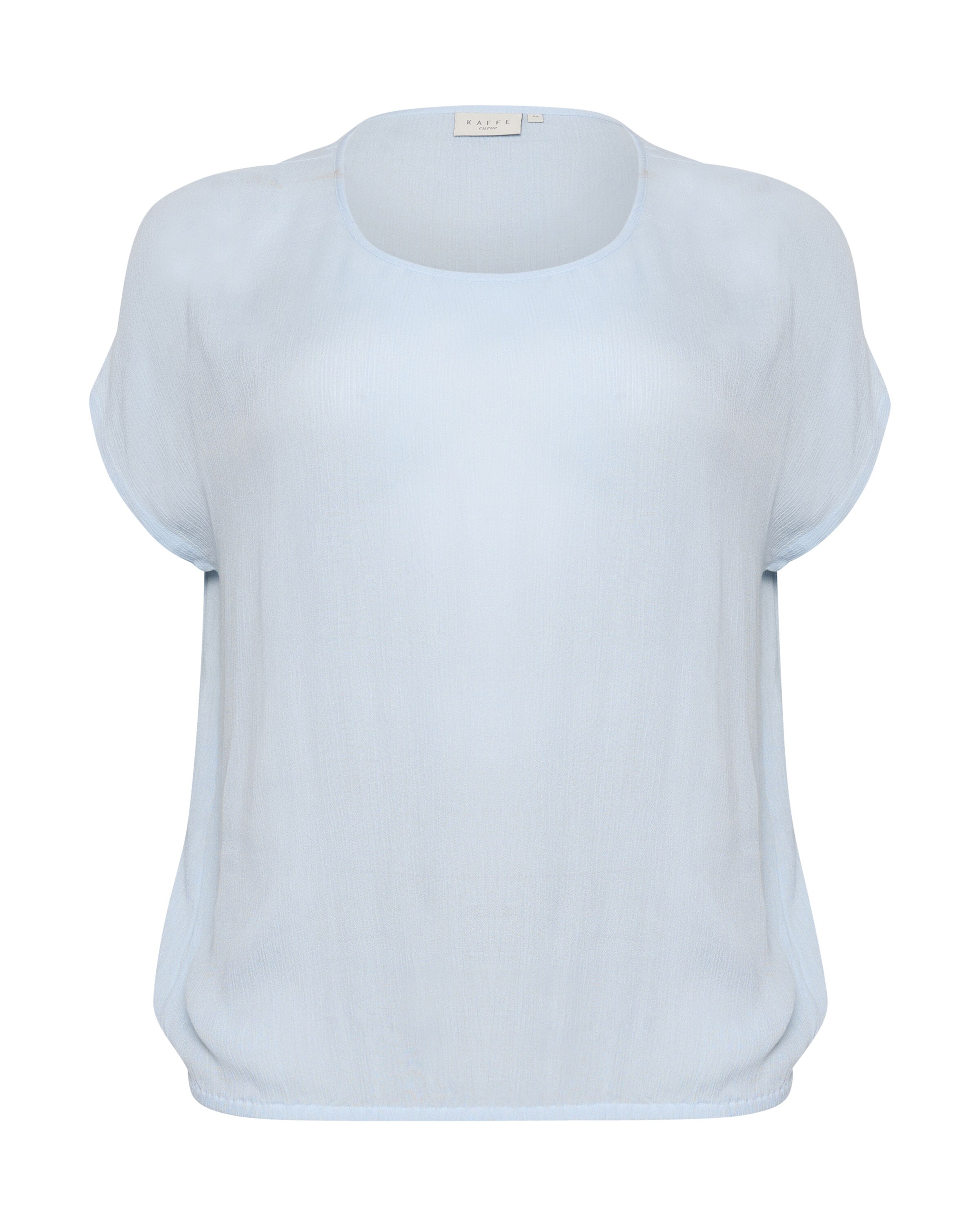 KAFFE CURVE Bluse 'KC Ami' in Blau: Vorderseite