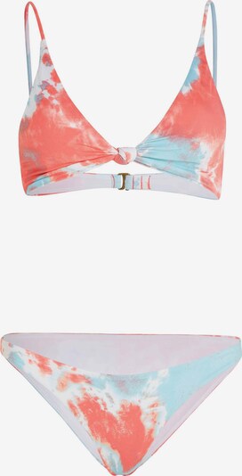 O'NEILL Bikini 'Pismo Flamenco' in de kleur Hemelsblauw / Zalm roze / Wit, Productweergave