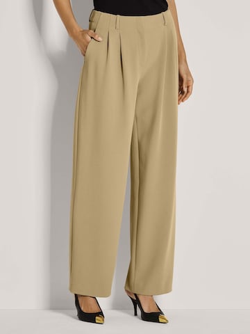 Loosefit Pantalon à pince MADELEINE en beige