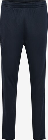 Hummel Regular Workout Pants 'ACTIVE' in Blue: front