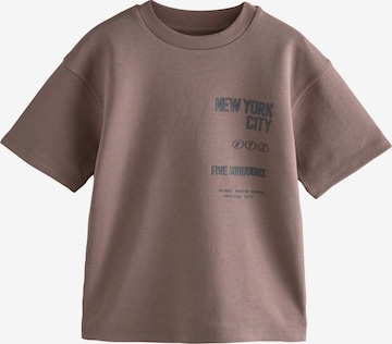 Next Tričko – hnědá: přední strana