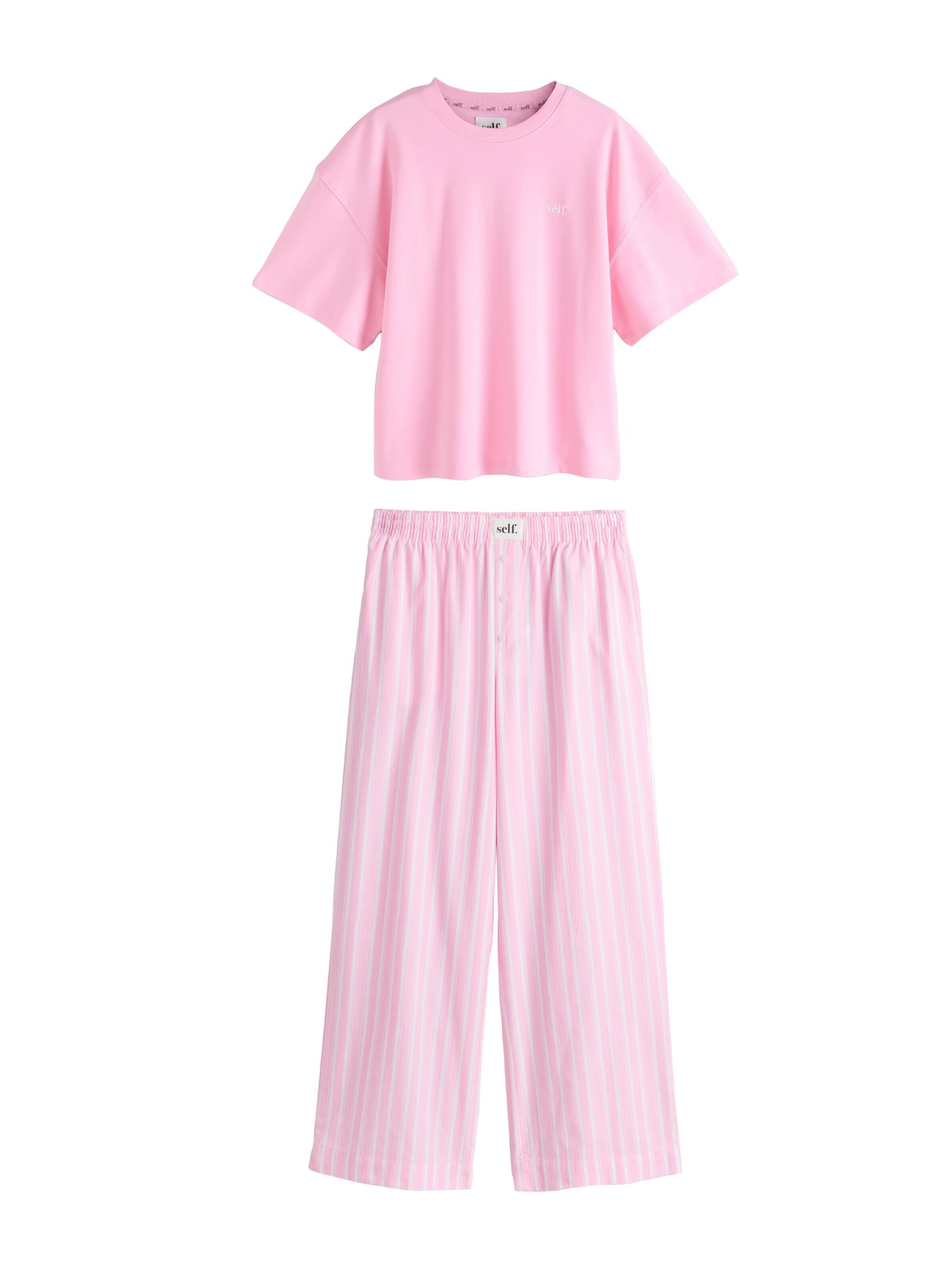 self. Pyjama in Pink: Vorderseite