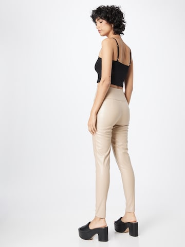 Nasty Gal Slimfit Hose in Beige