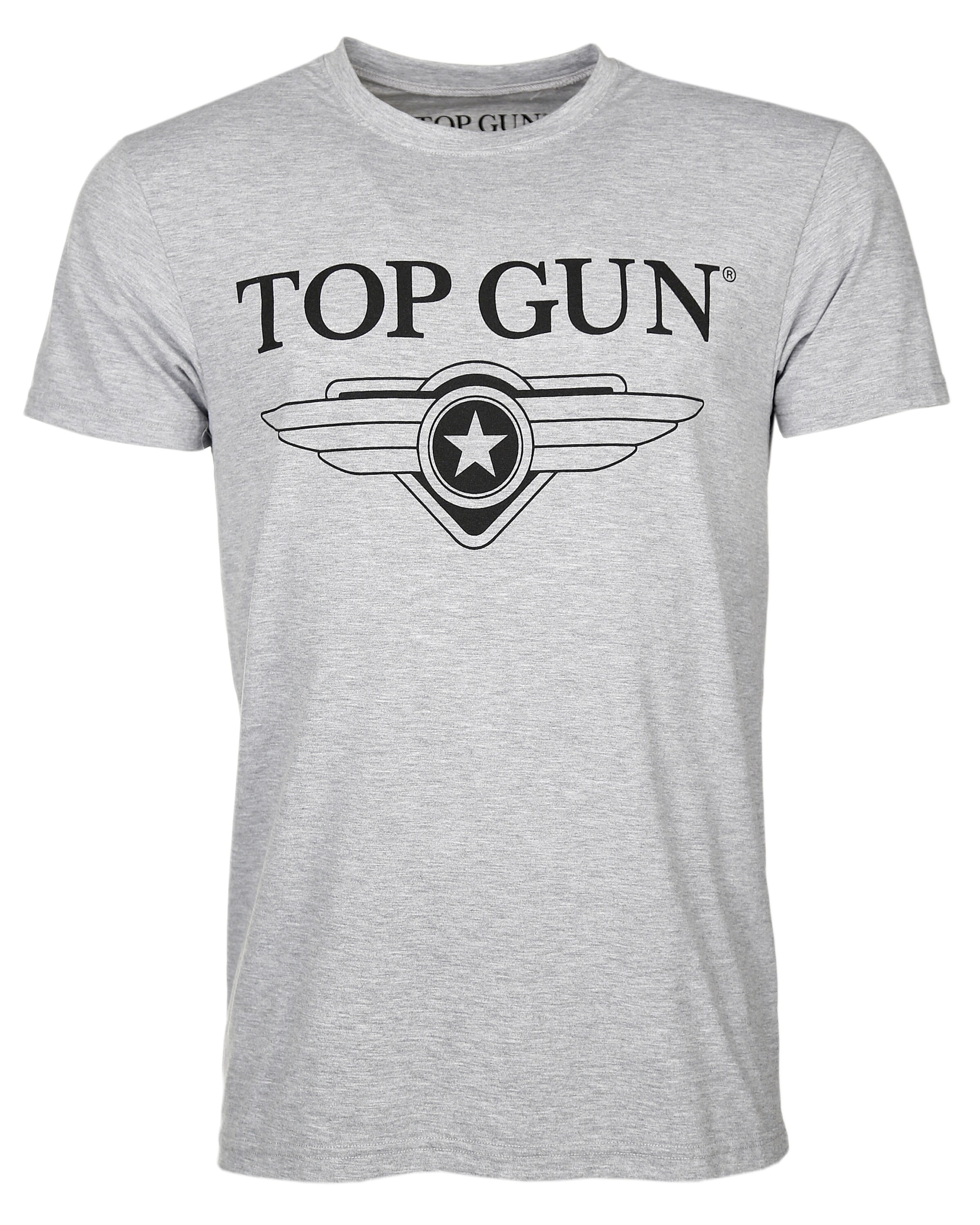 TOP GUN Shirt in Grey: front