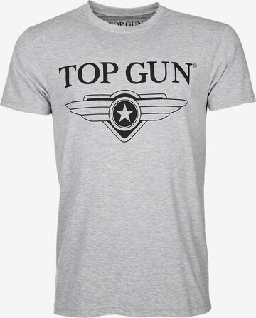 TOP GUN Shirt in Grijs: voorkant