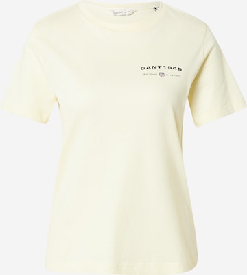 GANT Koszulka w kolorze żółty: przód