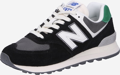 new balance Sapatilhas baixas '574' em cinzento / preto / branco, Vista do produto