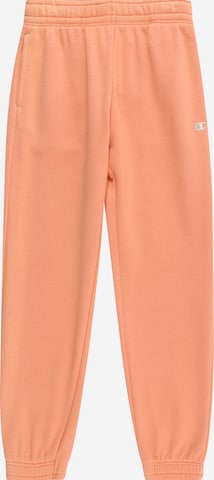 Champion Authentic Athletic Apparel Tapered Pants in Orange: front