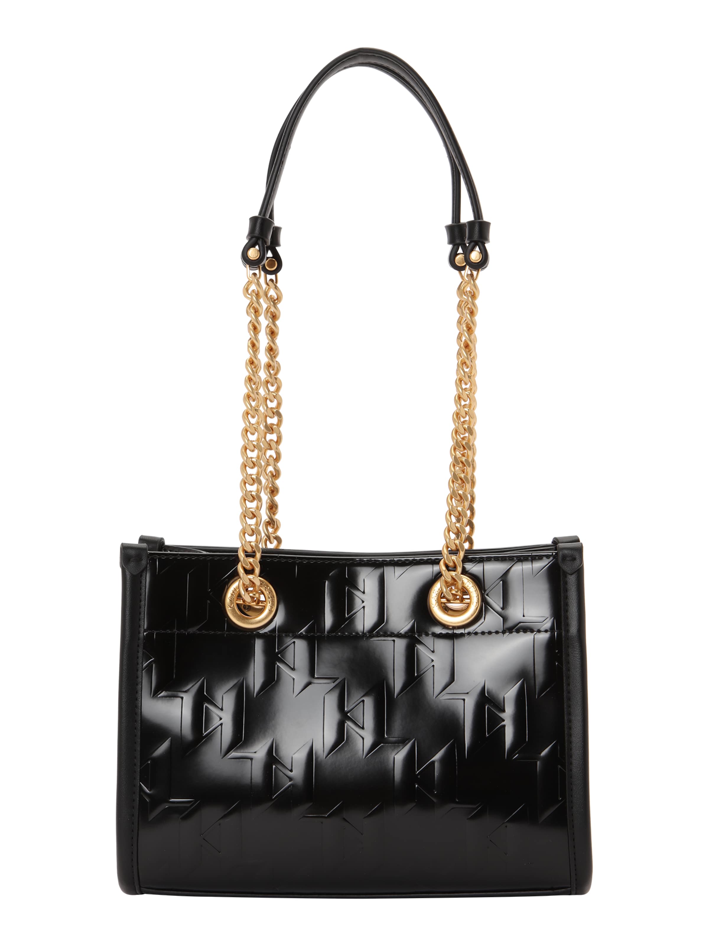 Karl Lagerfeld Чанта за през рамо в черно: отпред