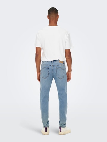 Only & Sons Regular Jeans 'Weft' i blå