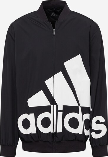 Geacă sport ADIDAS PERFORMANCE pe negru / alb, Vizualizare produs