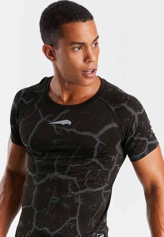 Leif Nelson Sport T-Shirt in Schwarz