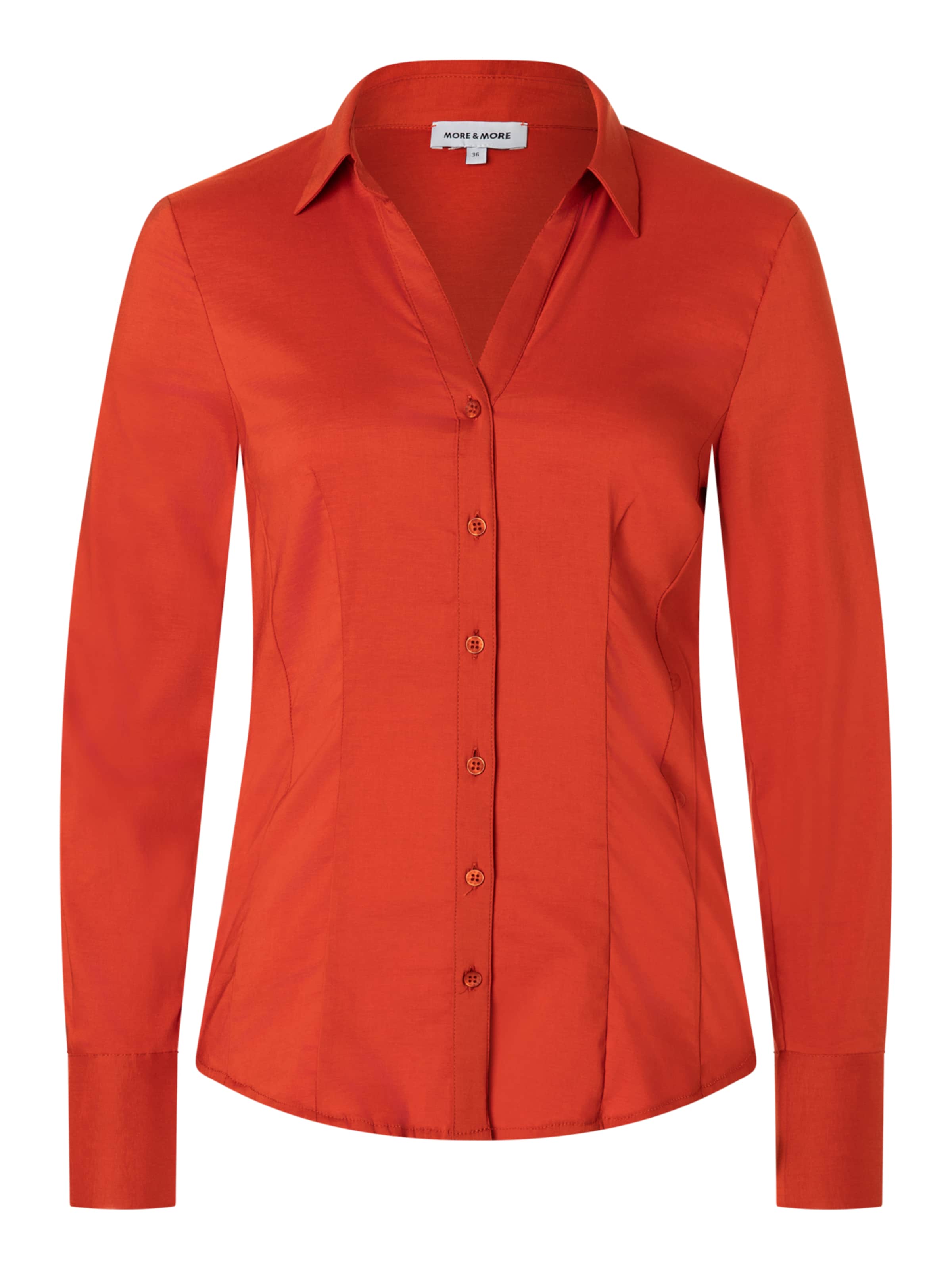 MORE & MORE Bluse in Orange: Vorderseite