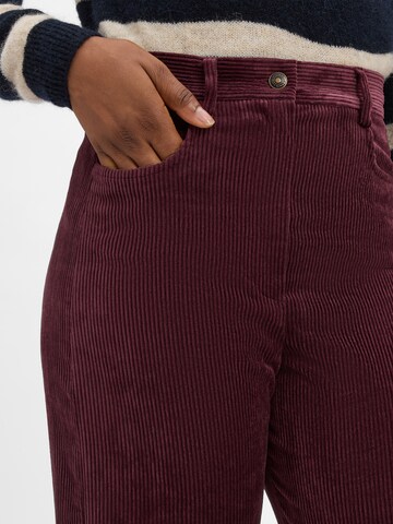 Marie Lund Wide Leg Hose in Rot