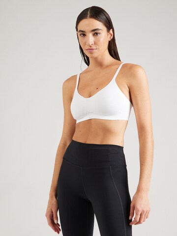 NIKE Bralette Sports bra 'ALATE MINIMALIST' in White: front