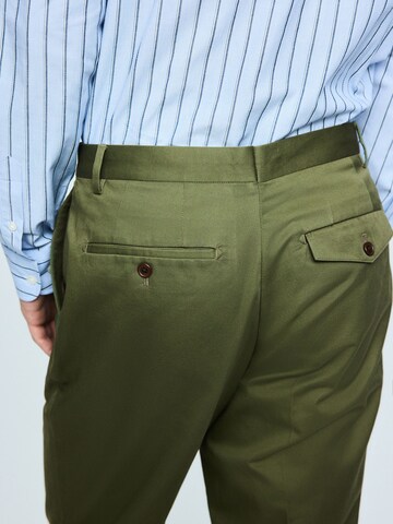 Effilé Pantalon à pince 'N. Premium' Next en vert