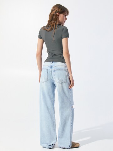 T-shirt Pull&Bear en bleu