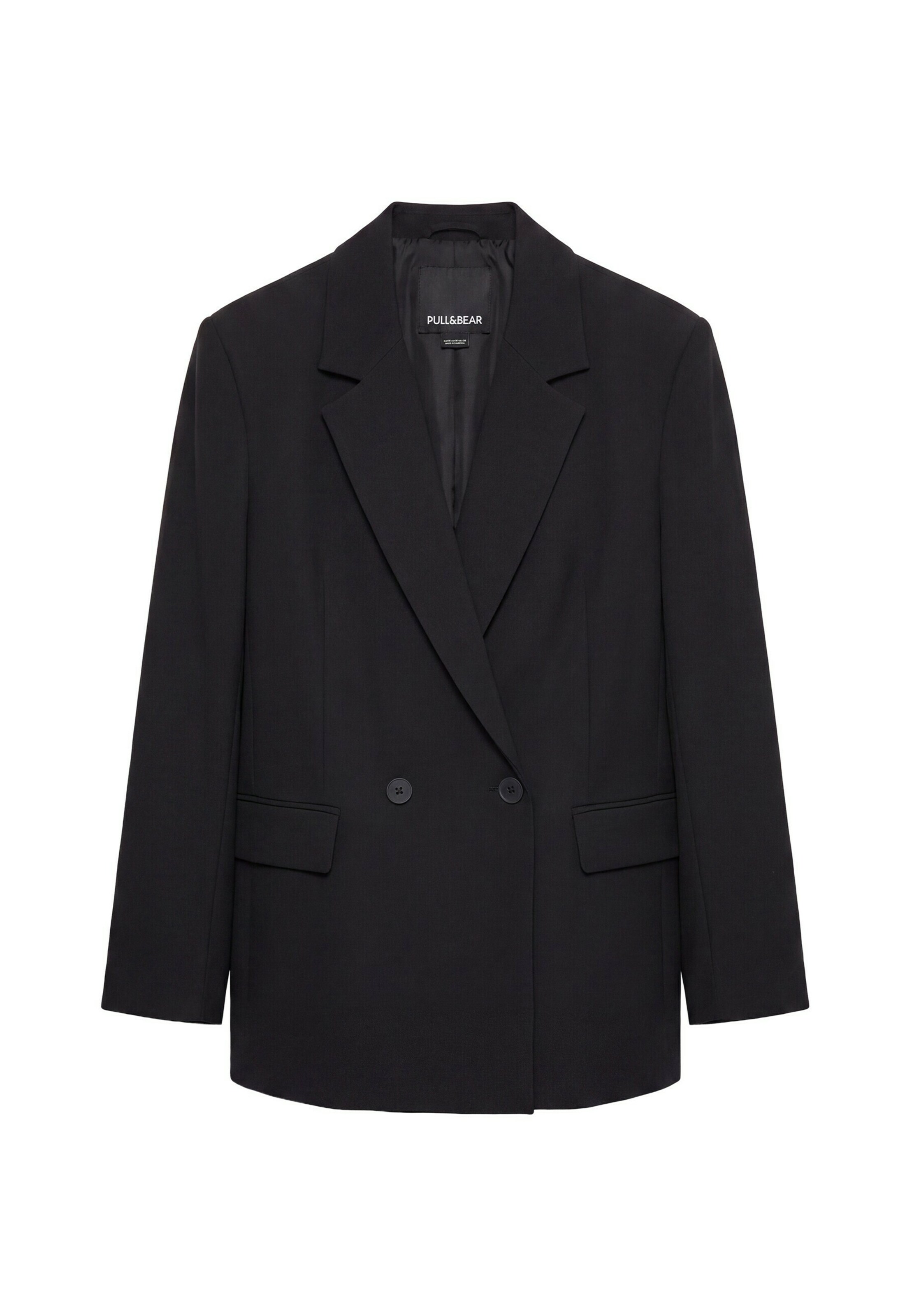 Pull&Bear Blézer 'CRUZADA' - fekete: elől