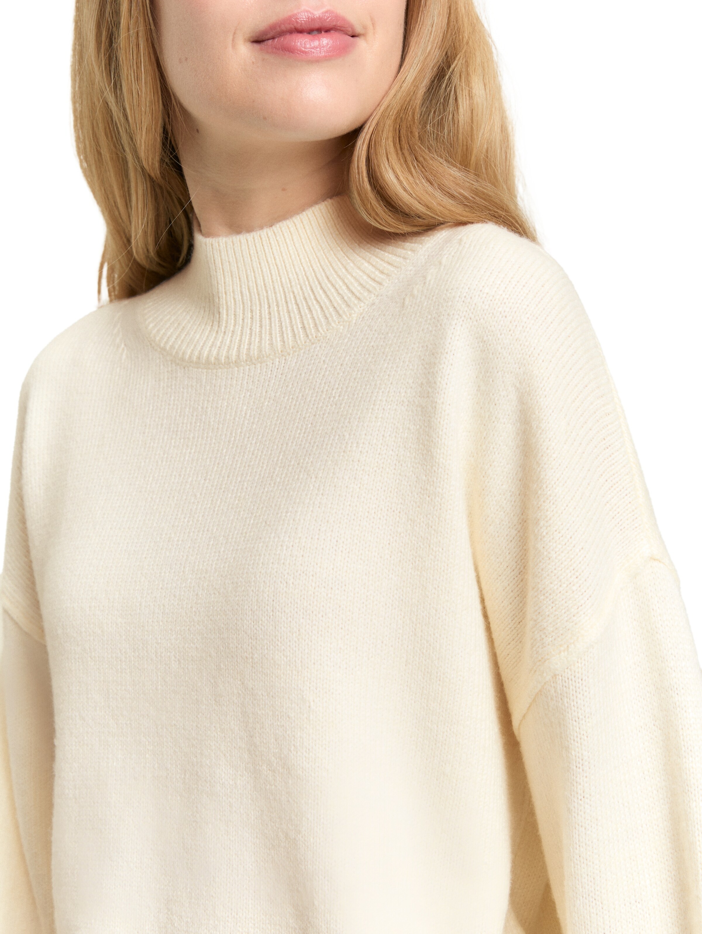 TOM TAILOR Sweater in White
