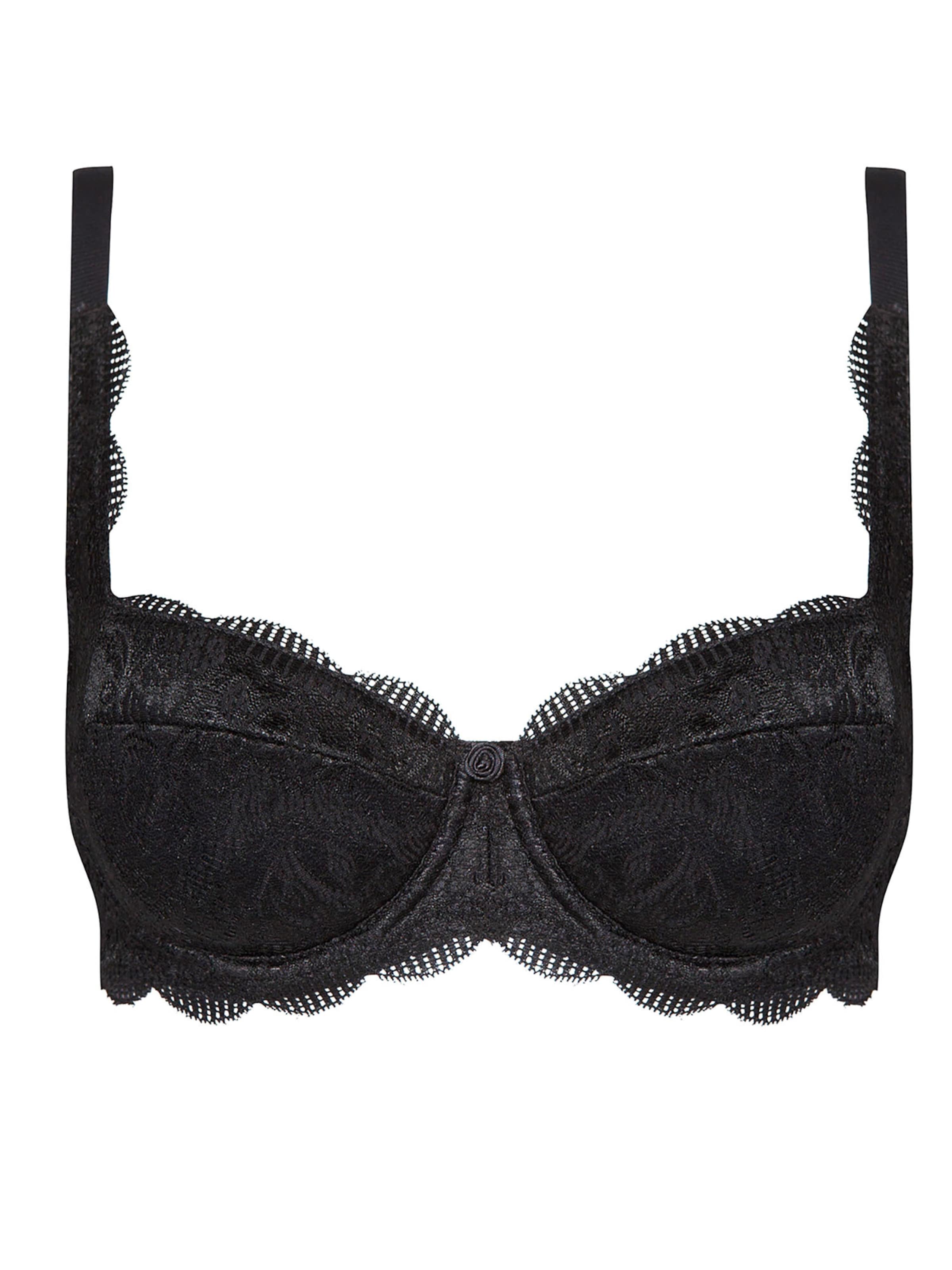 SUSA BH 'Wiesn-Zauber'‌‌‌‌‌‌‌ in Schwarz: Vorderseite