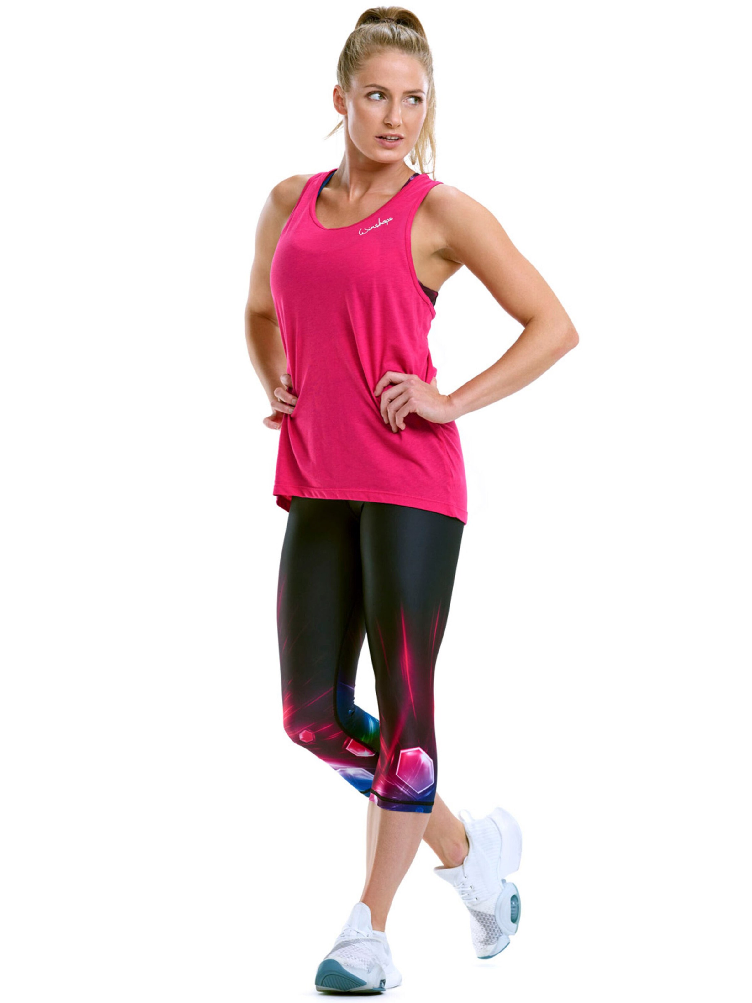 Winshape - Slimfit Pantalón deportivo 'HWL202' en negro