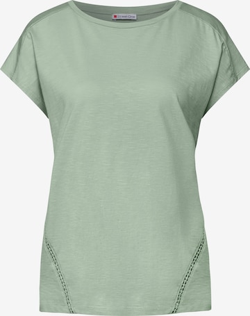 STREET ONE Shirt in Grün: Vorderseite