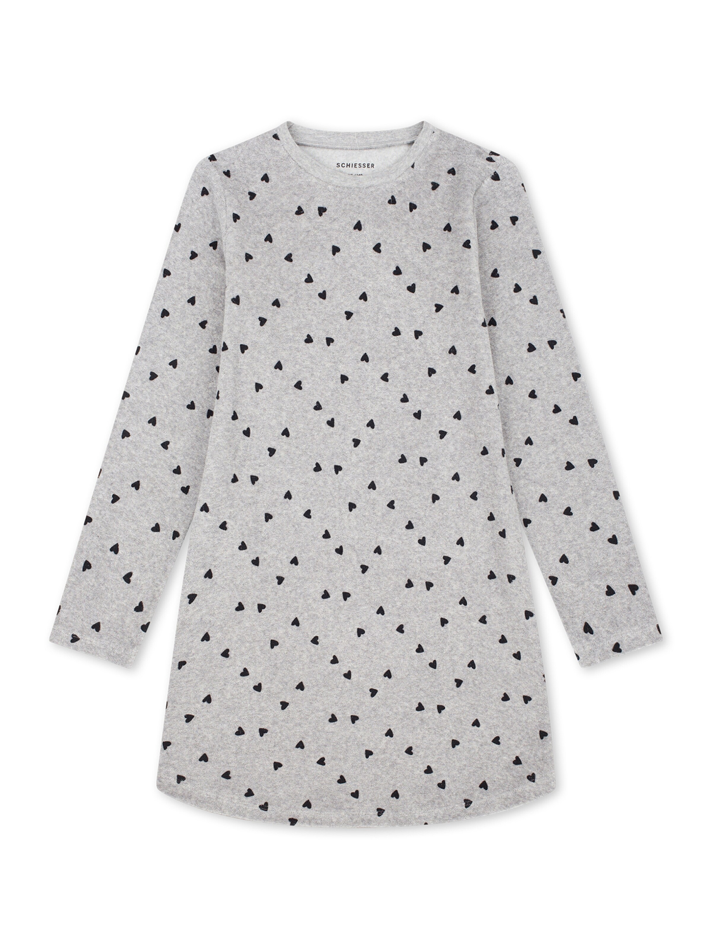 SCHIESSER Nachthemd ' Nightwear ' in Grau: Vorderseite