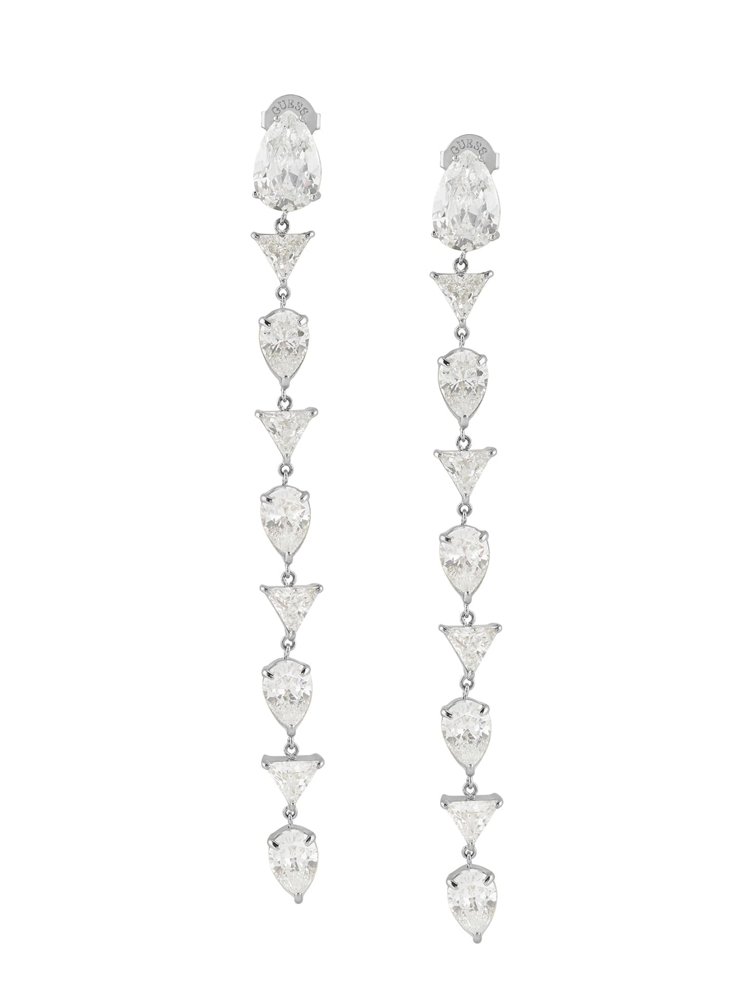 GUESS Ohrringe 'Wonderlights' in Silber: Vorderseite