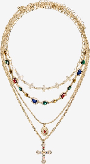 Bershka Lančić u plava / zlatna / zelena / crvena, Pregled proizvoda