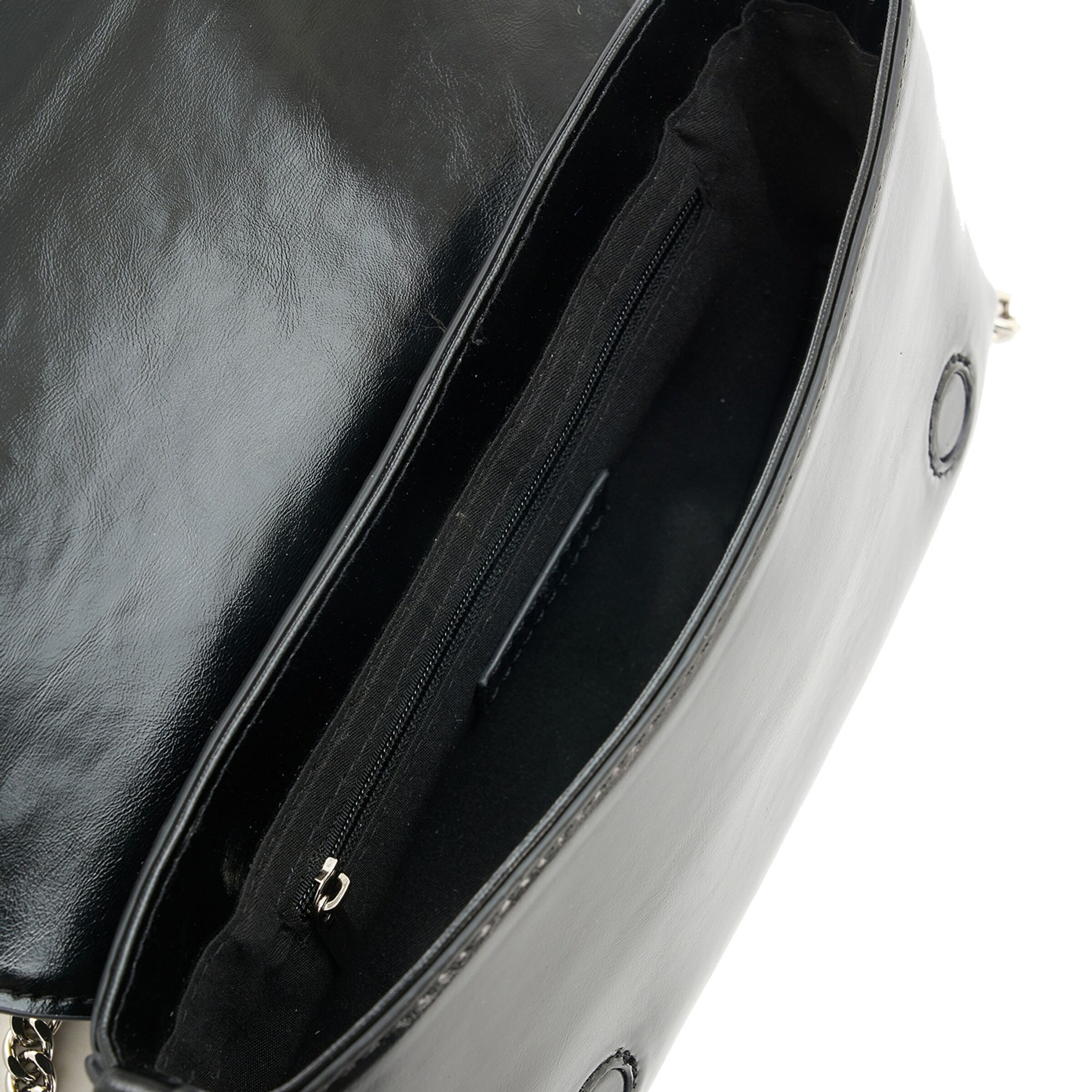 Seidenfelt Schoudertas 'Delary' in Zwart