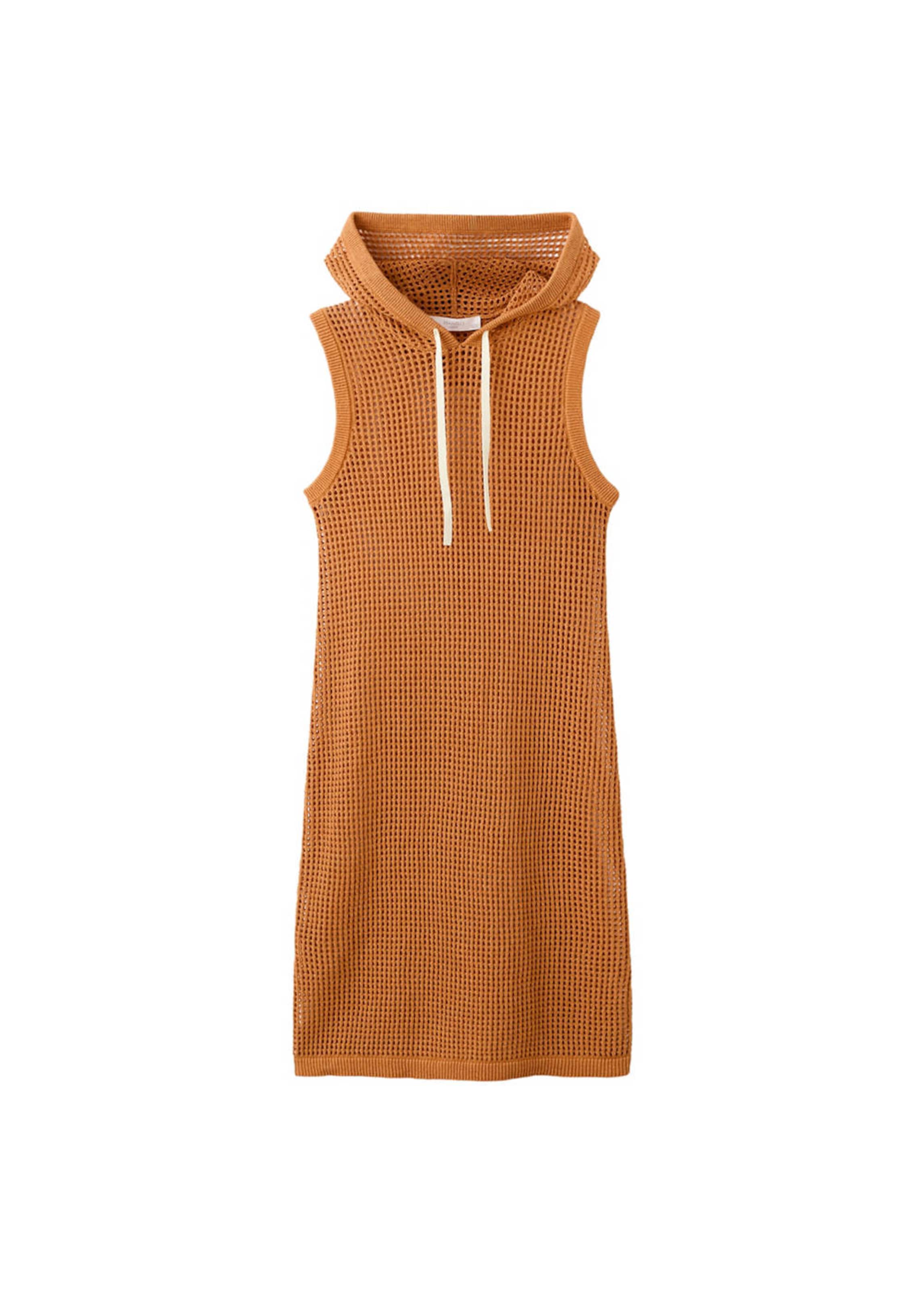 MANGO Nightgown 'Uska' in Orange: front
