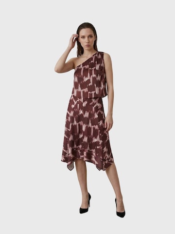 My fashion - Calças de fato em vermelho: frente