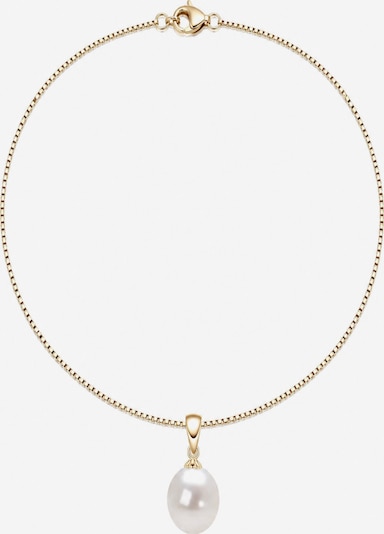 ROUGEMONT Jewellery Kette 'Elegante Damen Perlenkette 925 Sterling Silber echte Süßwasserperle' in 45 cm in gold, Produktansicht
