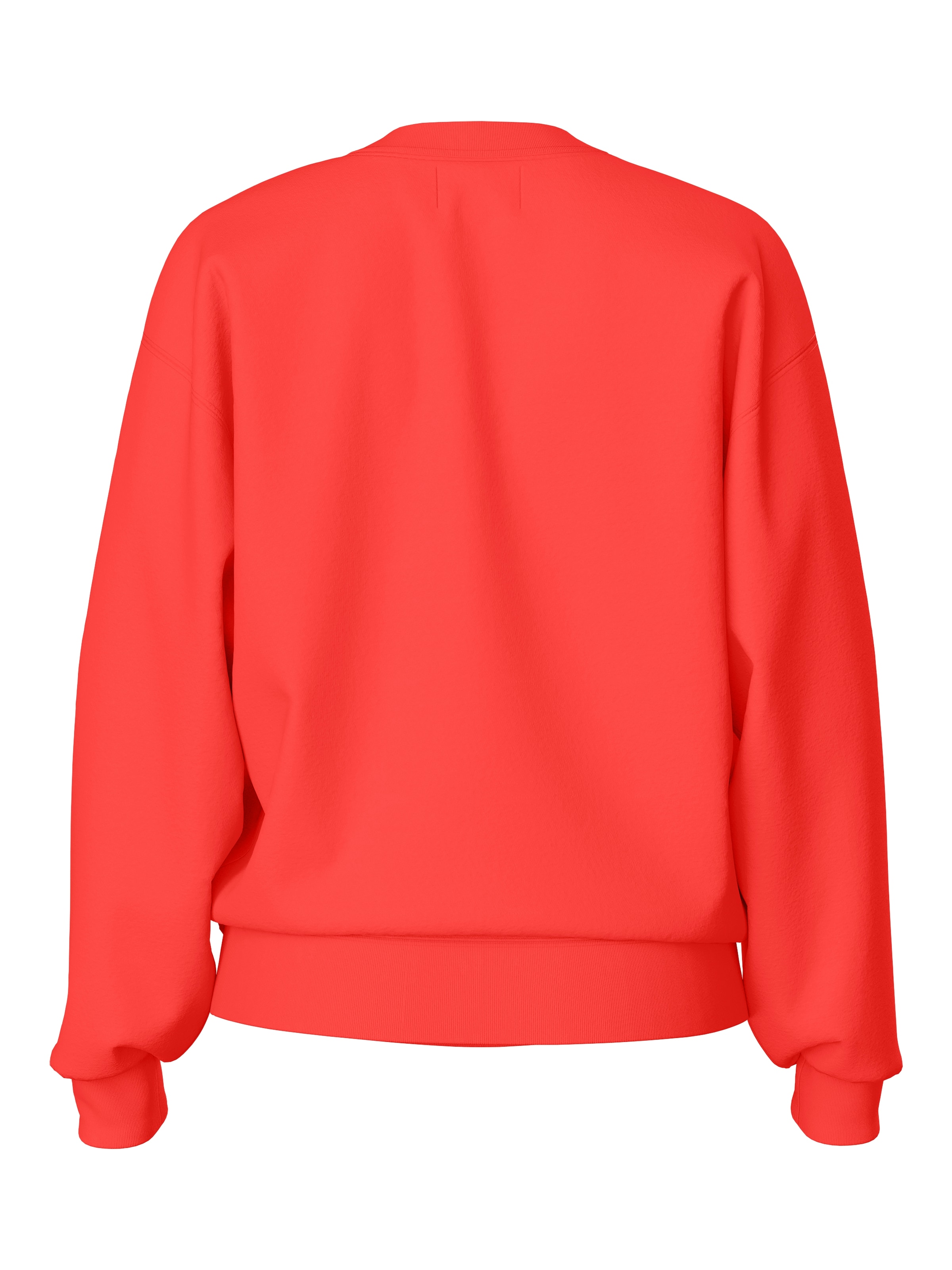 PIECES Sweatshirt 'PCChilli' in Red
