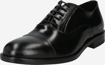 Karl Lagerfeld Δετό παπούτσι 'URANO IV' σε μαύρο: μπροστά