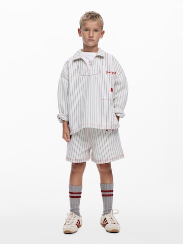 DesigualLoosefit Hlače - bijela boja