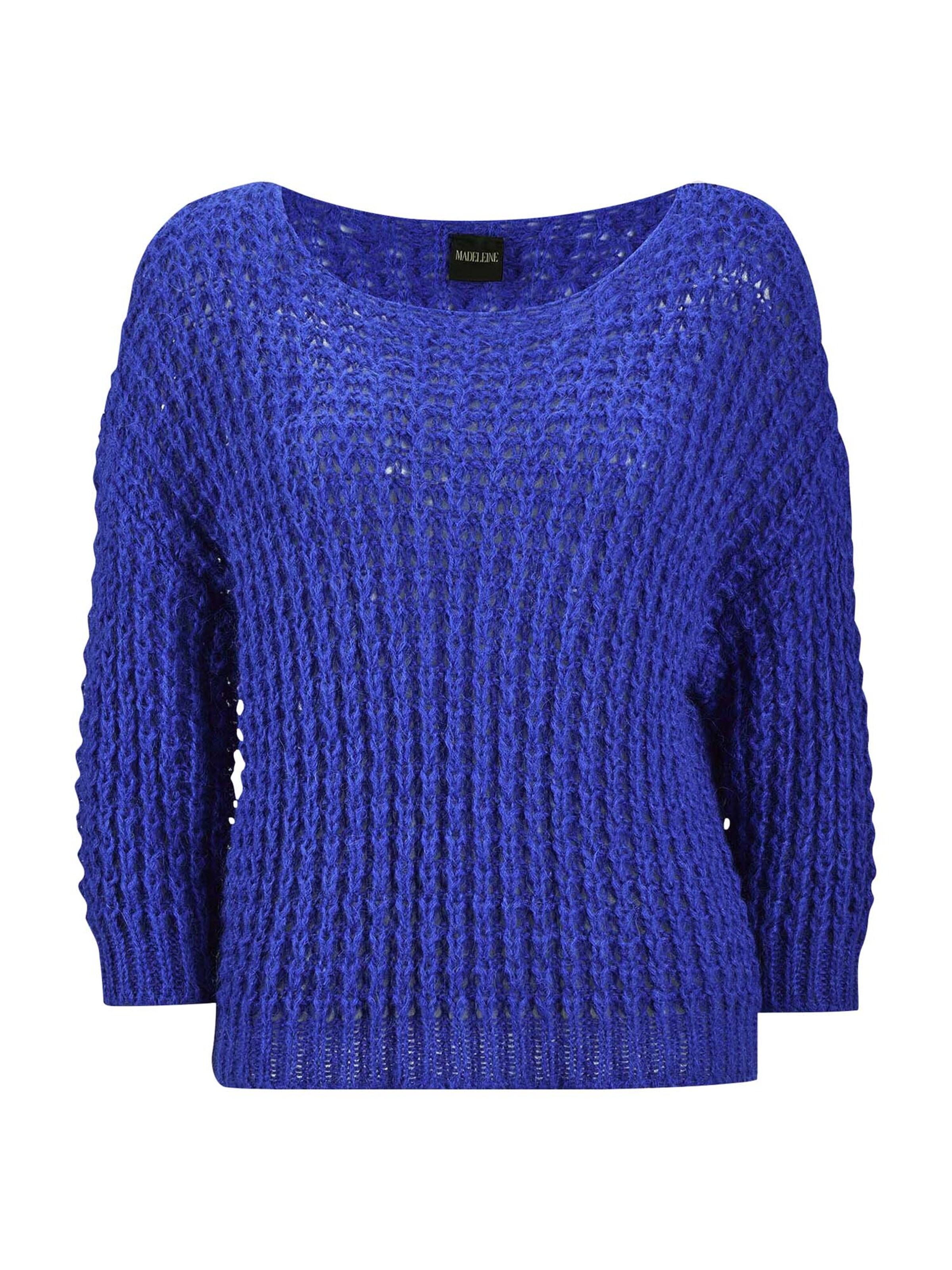 MADELEINE Pullover in Blau: Vorderseite