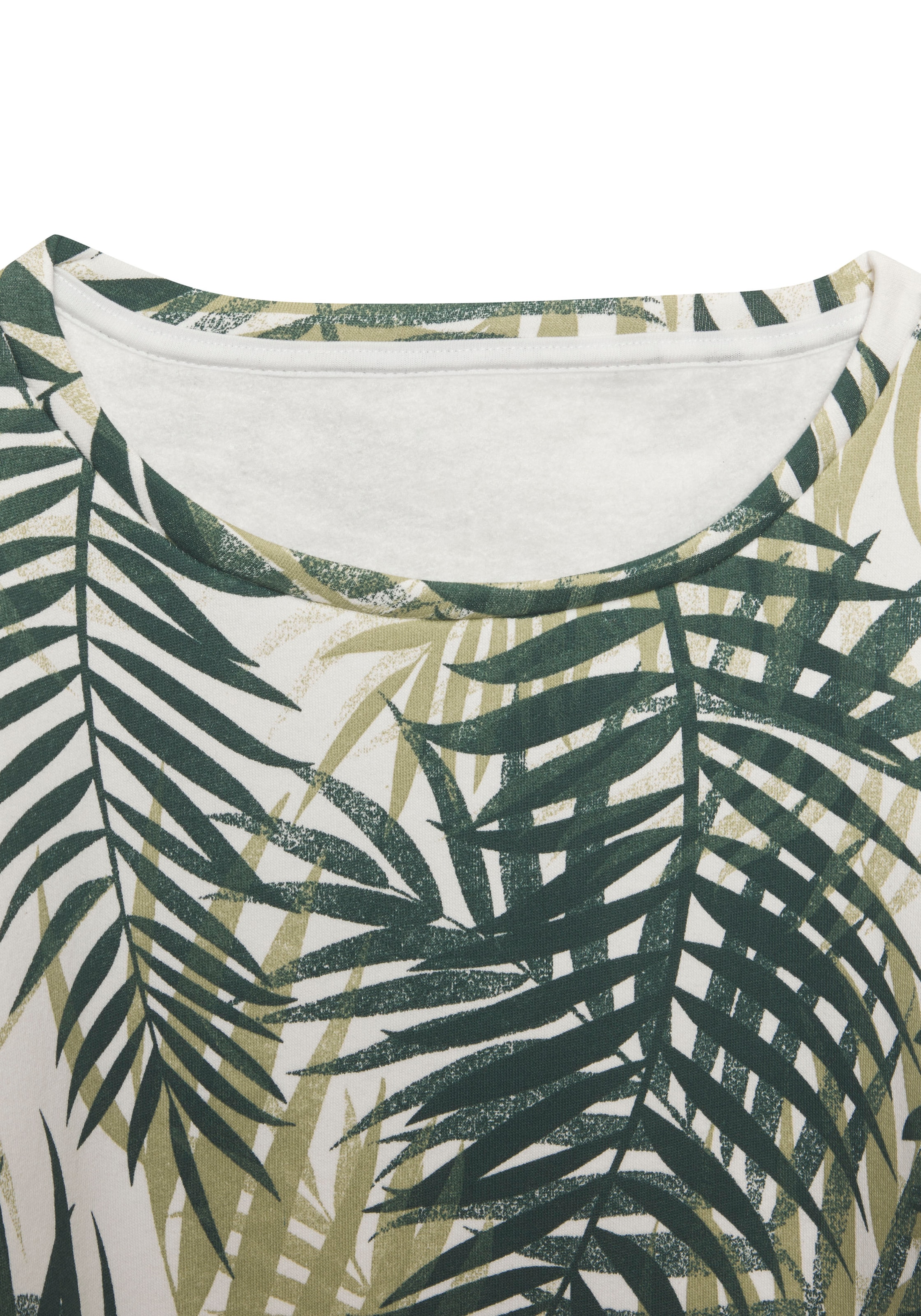 Sweat-shirt LASCANA en blanc