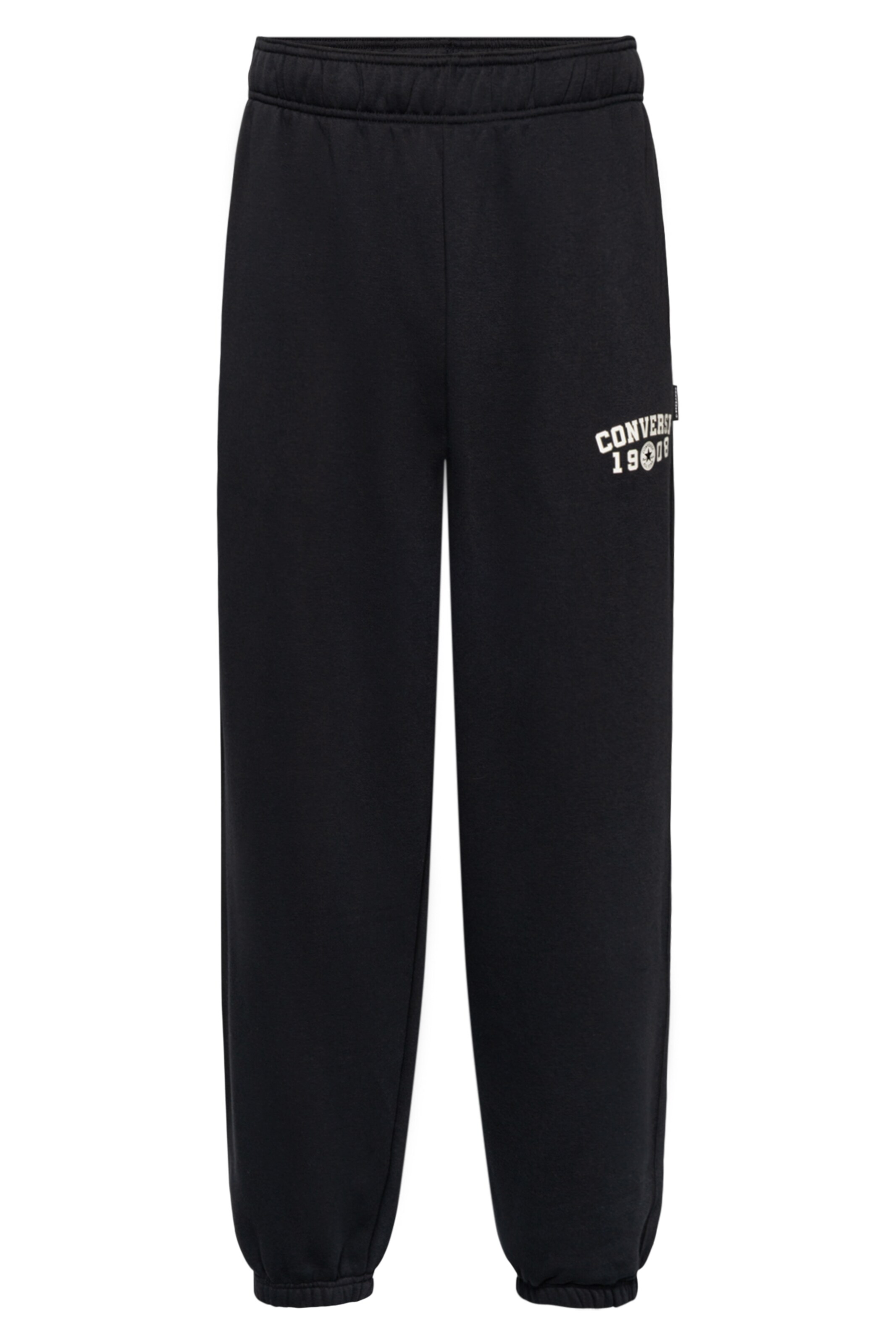 CONVERSE Workout Pants in S in Black / White, Item view
